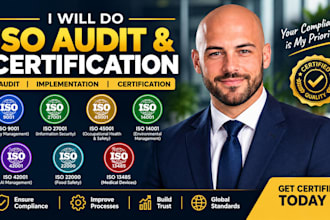 do iso 9001 27001 45001 42001 22000 audit and certification