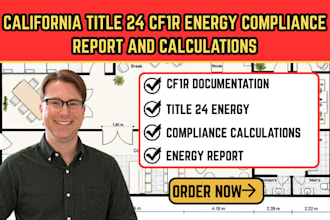 prepare ohio, california title 24 cf1r energy compliance report and calculations