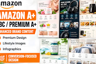 design amazon a plus content, ebc and premium a plus to boost your sales
