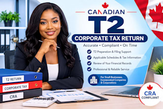 prepare and file your canadian t2 corporate tax return