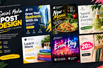 design creative social media posts
