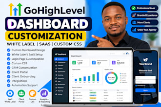 customize gohighlevel dashboard, ghl saas white label and custom CSS
