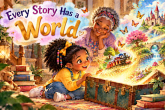 create african american children story book illustration picture book cover art