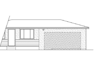 draft garage conversion floor plans, elevations and construction drawings