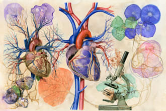 create anatomy, medical, and scientific illustrations