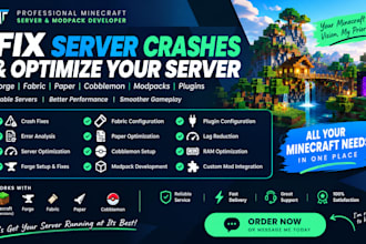 fix optimize server crash plugin forge cobblemon fabric paper modpack developer