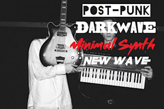 produce darkwave synthwave cyberpunk music for your game, video, or project