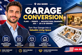 draft garage conversion permit plans