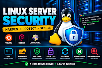 secure and harden your linux server vps and cloud server