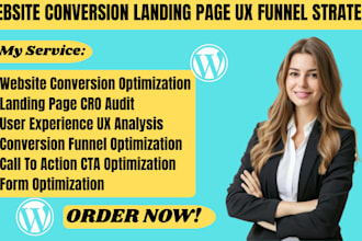 website conversion optimization landing page user experience funnel strategy