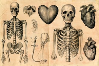 draw medical and science illustrations