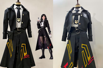 sew custom bodysuit cosplay costume anime halloween outfit design commission