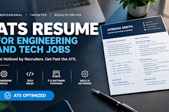 write an ats resume for engineering and tech jobs