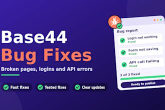 base44 bug fixing expert and base44 app deployment lovable ai website