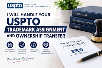 handle your uspto trademark assignment and ownership transfer