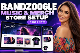 set up your bandzoogle music store and merchandise shop