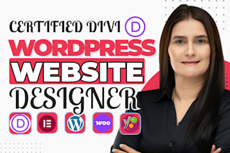 design and redesign divi website wordpress divi landing page divi website design
