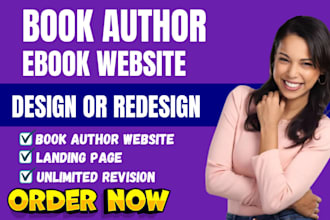 design author website book author website ebook and writer website design