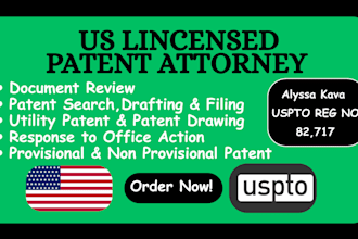 be patent attorney lawyer for utility patent filing design patent filing