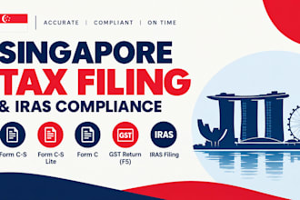 file singapore tax, form cs, cs lite, form c, iras filing, gst return, form b