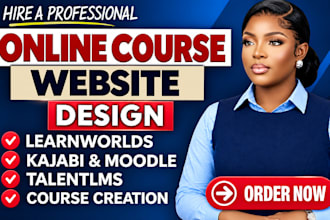 setup online course on kajabi, learnworlds, learndash, thinkific, podia, h5p