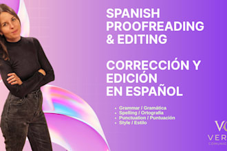 proofread and edit your spanish text