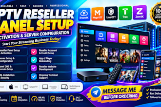 activate reseller panel strong8k, ott panel, tivione, b1g, dream4k,iptv rebrand