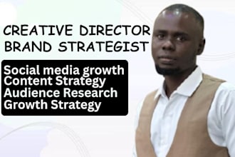 be your creative director for brand strategy, visual identity and art direction