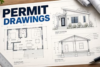 create permit drawings for home additions, adus, garages and decks