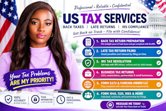 file back taxes late tax returns irs resolution california florida texas USA
