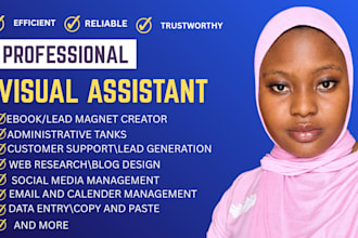 be your workaholic virtual assistant for web research data entry social media VA