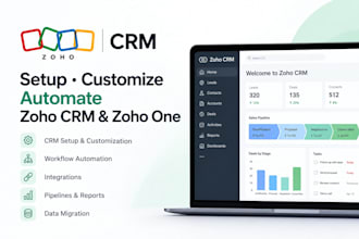 setup customize zoho crm zoho one workflows and integrations