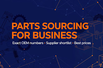 be your dedicated auto parts sourcing agent