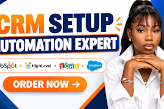 crm setup automation expert hubspot gohigh level zoho salesforce integration