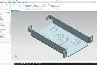 design sheet metal cad parts with flat patterns and dxf for fabrication