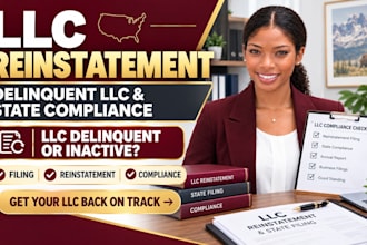help reinstate your delinquent llc and file state compliance documents
