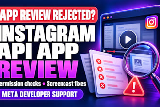 fix meta app review rejection for instagram API and facebook permissions