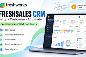 setup customize automate freshsales CRM freshworks workflowws and integrations