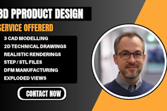provide dfm cad model engineering design mechanical cad design product prototype