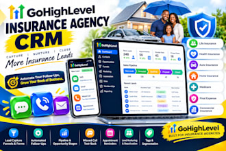 gohighlevel insurance agency crm ghl insurance automation insurance leads funnel