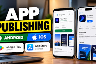 publish your android and ios app on google play and apple app store