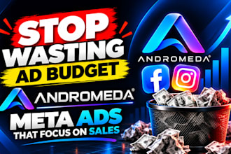 create and optimize andromeda meta ads facebook ads and instagram ads