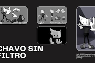 create a stylized 3d character
