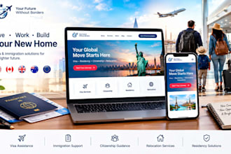 build immigration, visa, citizenship, relocation, residency, migration website