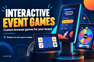 create custom interactive browser games for events and activations