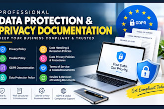 create data protection and privacy documentation, gdpr policies compliance doc