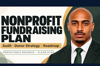 create a nonprofit fundraising plan and donor strategy to grow revenue