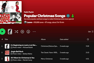 promote your christmas song on spotify holiday playlist