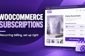 set up woocommerce subscriptions and recurring billing for your store