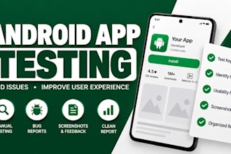 test your mobile app and report bugs with detailed QA report